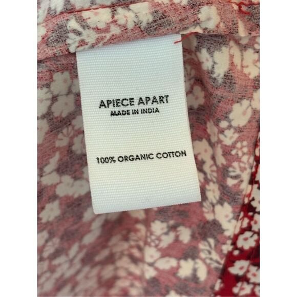 NWOT Apiece Apart Deia Mini Dress In Mango Bouquet, $312 Med - Picture 4 of 7